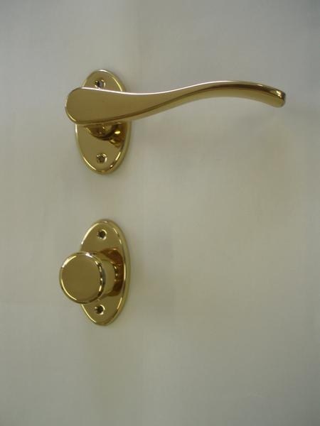 Rozetové kování EXCEL WC - Dveře Dveřní kování, dveřní příslušenství Interiérové kování Dveřní kování mosaz kování do 1400,-