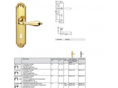 Belle Epoque S 933/983 mosaz na klíč rozteč 72mm