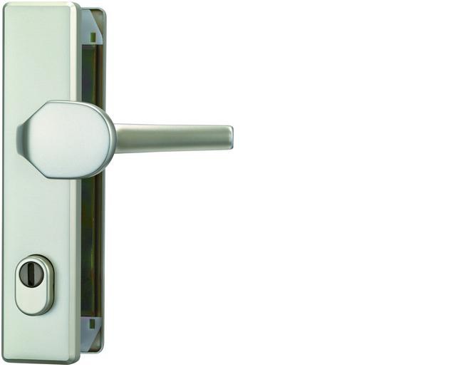 ABUS bezpečnostní kování KLZS714 hranatá kl+knofl/72mm - Dveře Dveřní kování, dveřní příslušenství Bezpečnostní kování Bezpečnostní kování ABUS rozteč 72mm