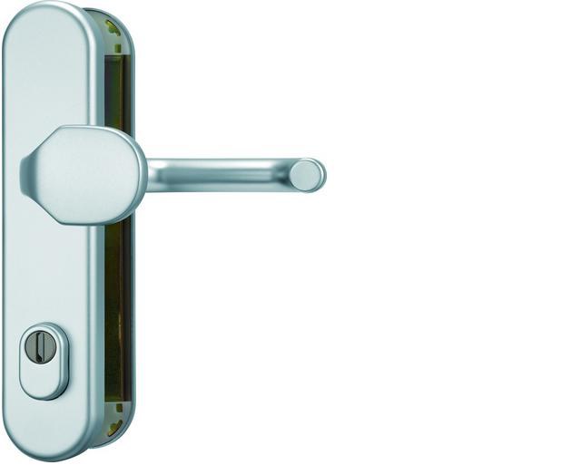 ABUS bezpečnostní kování KLZS714 kulatá kl+knofl/72mm - Dveře Dveřní kování, dveřní příslušenství Bezpečnostní kování Bezpečnostní kování ABUS rozteč 72mm