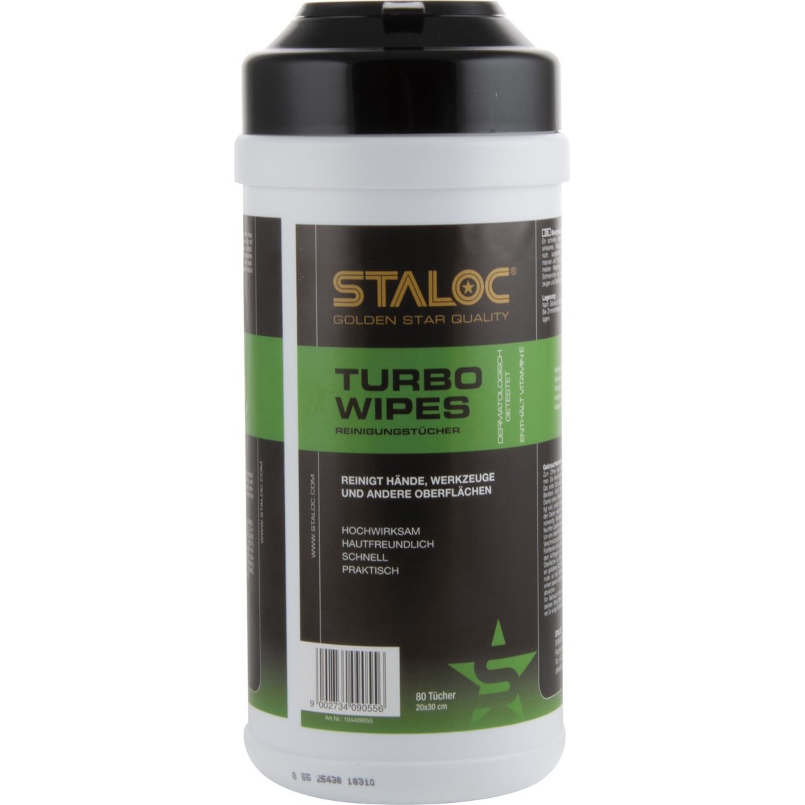 STALOC Turbo Wipes čisticí ubrousky 80 ks - Železářství Chemicko-technické výrobky Čističe, chladicí, kluzné mazací prostředky
