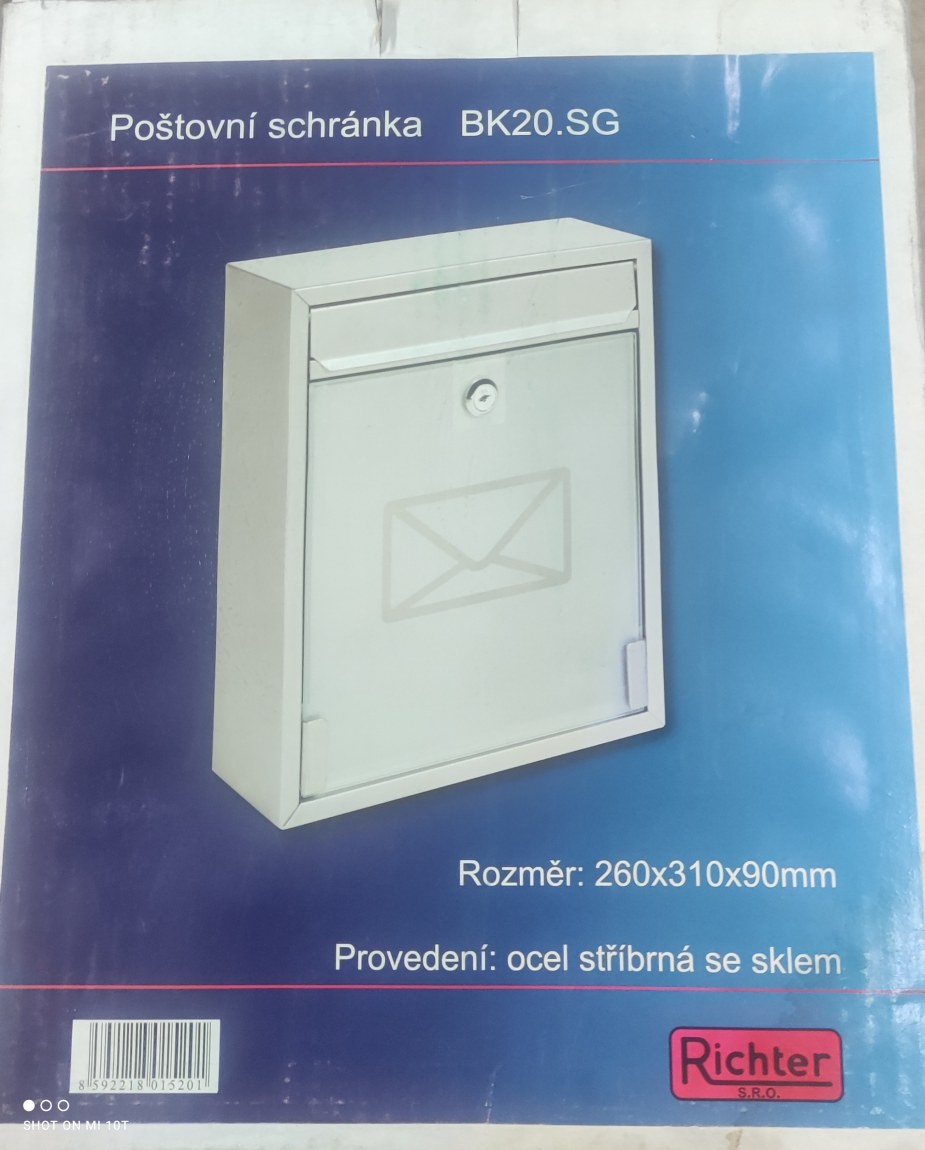 Poštovní schránka BK20.SG - Výprodej Výprodej poštovní schránky