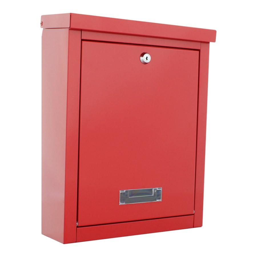 Rottner Brighton poštovní schránka červená - Trezory, sejfy, pokladničky Trezory a sejfy Rottner Pozinkované poštovní schránky