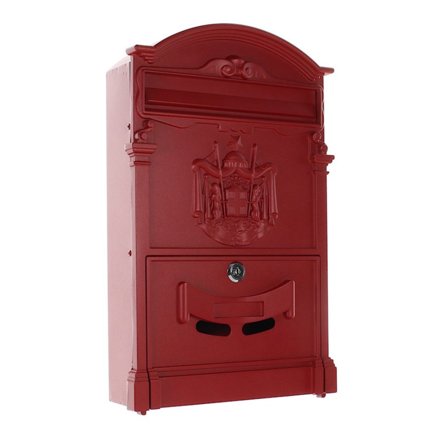 Rottner Ashford poštovní schránka červená - Trezory, sejfy, pokladničky Trezory a sejfy Rottner Pozinkované poštovní schránky