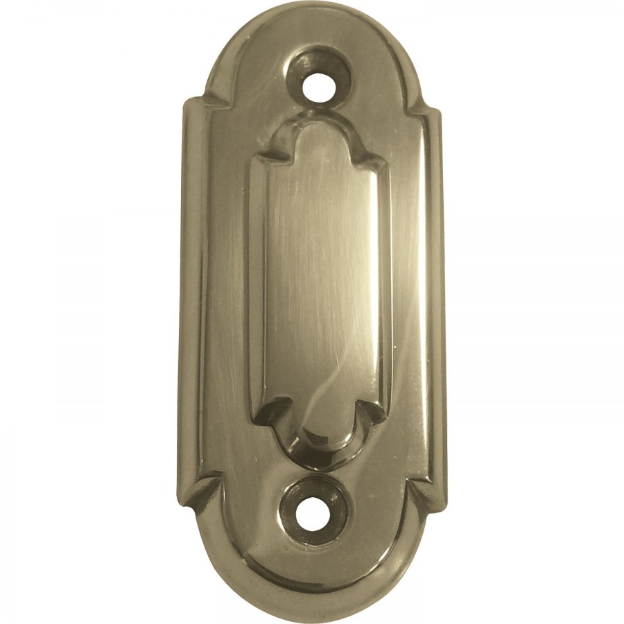 Oválná klíčová rozeta OB s překrytím, 32 x 74 mm, mosaz leštěná - Dveře Dveřní kování, dveřní příslušenství Dveřní rozety