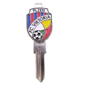 Klíč FC VIKTORIA PLZEŇ - Železářství Klíče, příslušenství Cylindrické klíče, 3D klíče