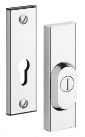 Bezpečnostní kování - R3 chrom - nerez - Dveře Dveřní kování, dveřní příslušenství Bezpečnostní kování Bezpečnostní kování Rostex Přídavné kování