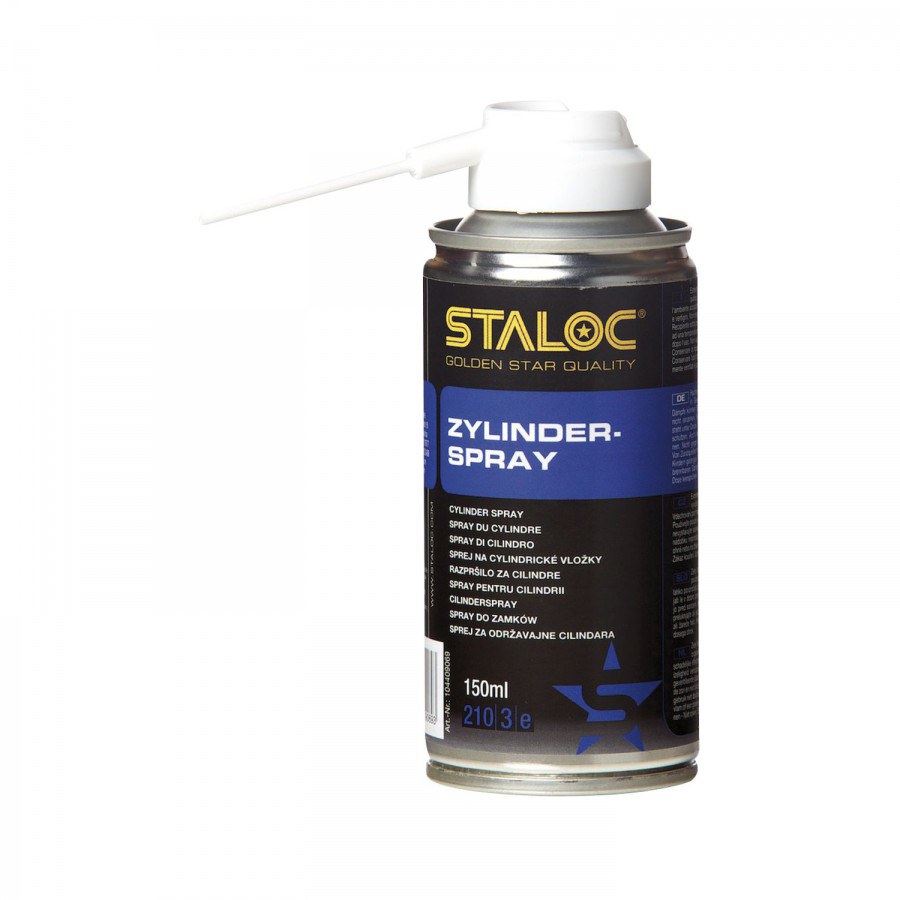 STALOC sprej pro cylindrické vložky 150 ml - Železářství Chemicko-technické výrobky Technické aerosoly Mazací prostředky