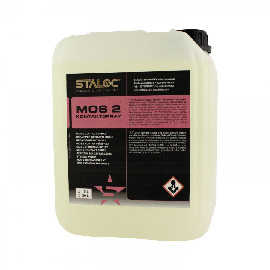 STALOC MoS2 kontaktní SQ-440 5 l - Železářství Chemicko-technické výrobky Technické aerosoly Mazací prostředky