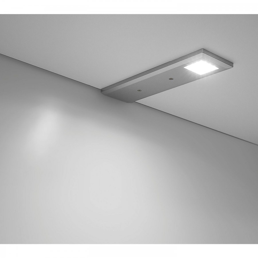 Podstavné svítidlo Neo 2, studená bílá, stříbrné, SET 3 ks + napájecí zdroj - Elektro Světelný desing a technika LED svítidla Kuchyň