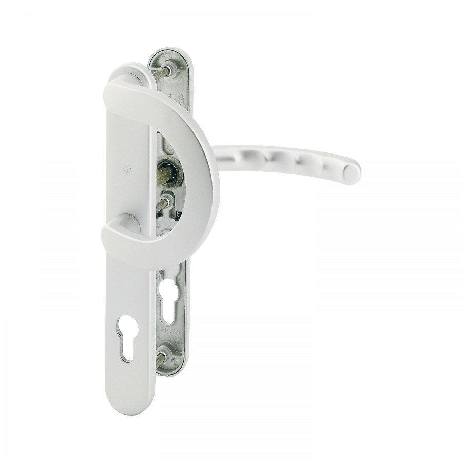 MODEL LUXEMBURG/92mm klika+madlo /bez překrytu - Dveře Dveřní kování, dveřní příslušenství Bezpečnostní kování Bezpečnostní Kování Hoppe úzký štít