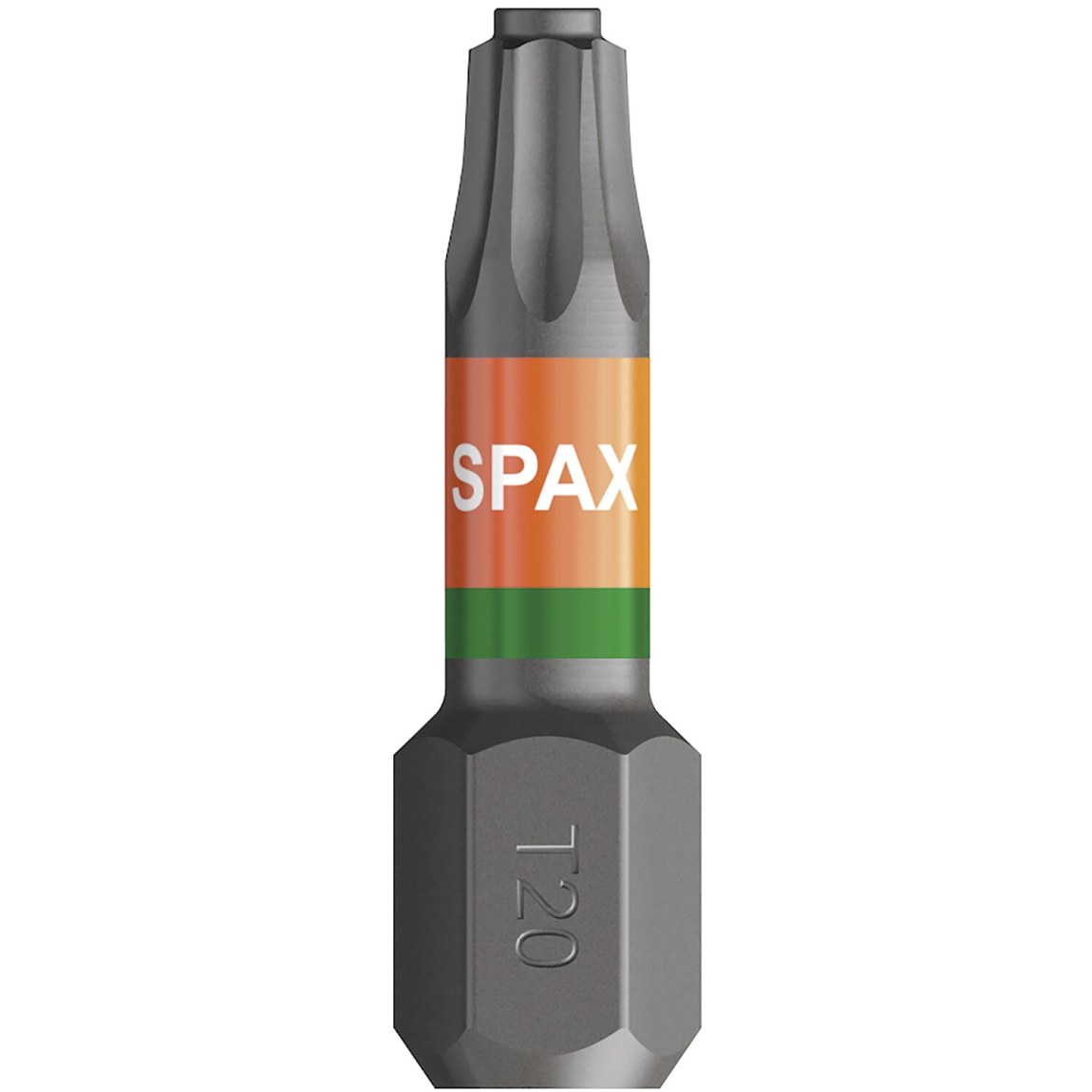 SPAX Bit T-Star 1/4" šestihran T20/25 mm s čepem, obsah 5 ks