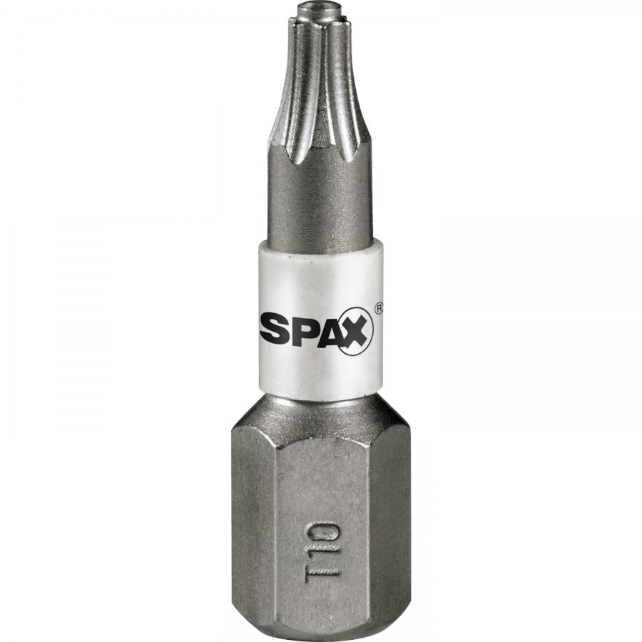 SPAX Bit T-Star 1/4" šestihran T10/25 mm s čepem, obsah 5 ks 