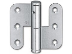 Závěs k našroubování pro bezfalcové dveře, 70 mm, levý, ocel pozinkovaná