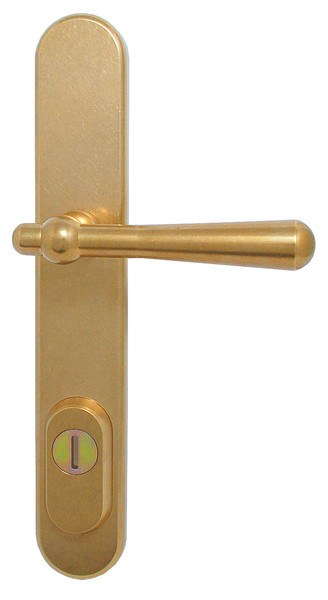 CASUAL bezpečnostní kování K1 surová mosaz, leštěná mosaz - Dveře Dveřní kování, dveřní příslušenství Bezpečnostní kování Bezpečnostní kování Bernat