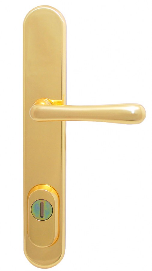 Element bezpečnostní kování K1 surová mosaz, leštěná mosaz - Dveře Dveřní kování, dveřní příslušenství Bezpečnostní kování Bezpečnostní kování Bernat