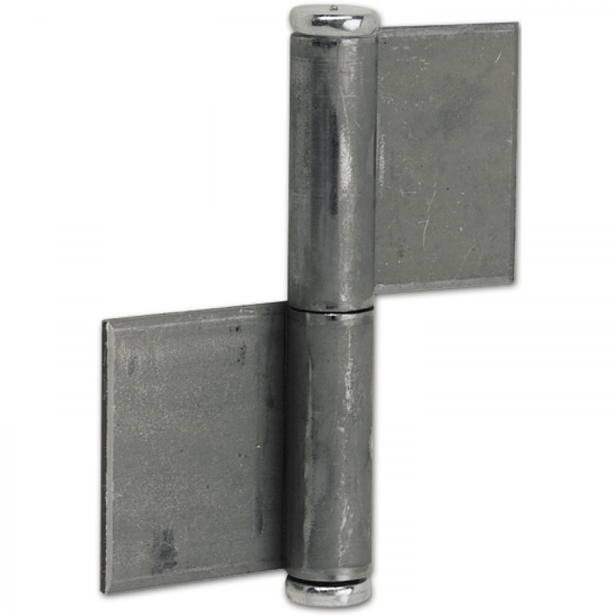Konstrukční závěs 2-dílný, 140 x 50 x 4 mm, ocel surová - Dveře Dveřní panty, Dveřní závěsy Závěsy pro ocelové profily