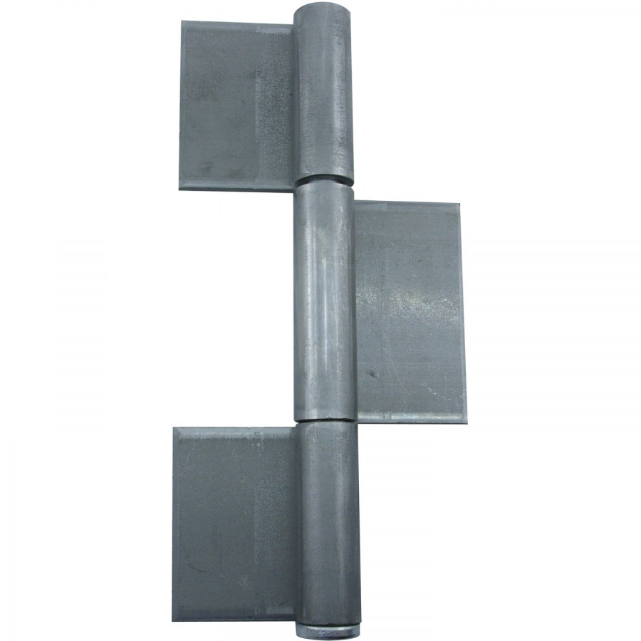 Konstrukční závěs 3dílný 260x50x5 mm, ocel surová - Dveře Dveřní panty, Dveřní závěsy Závěsy pro ocelové profily