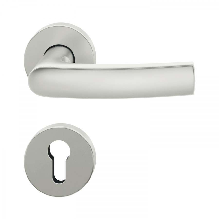 ASL dveřní kování FSB 12 1015, interiérové, klika-klika,stříbrný elox,rozeta PZ - Dveře Dveřní kování, dveřní příslušenství Interiérové kování Dveřní kování hliník