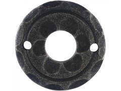 Kliková rozeta ø 50 mm, osazení 18 mm, pozink černý lakovaný