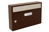 Poštovní schránka G-01 - RAL 8017 hnědá - Železářství Poštovní schránky, Schránky na klíče, Depozity Poštovní schránky