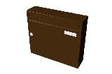 Poštovní schránka A-01 - RAL 8011 hnědá - Železářství Poštovní schránky, Schránky na klíče, Depozity Poštovní schránky