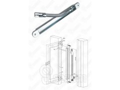 Kabelová průchodka zadlabací EA281 478x23x16mm DVEŘE - Samozamykací zámky - Samozamykací zámky doplňky - Kabely a Kabelové průchodky