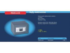 Nábytkový sejf RS20.LCD Trezory, sejfy, pokladničky - Nábytkové Sejfy Yale a ostatní