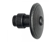 Dveřní kovaná koule ø 60 mm, pozink černý pasivovaný