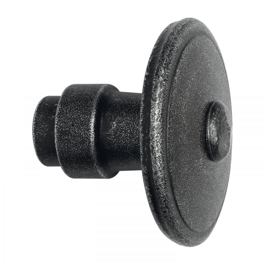 Dveřní kovaná koule ø 60 mm, pozink černý pasivovaný 