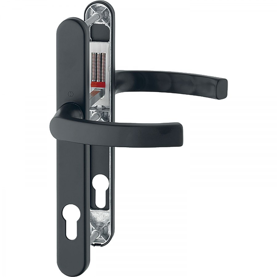 Kování LIÈGE klika - klika, úzký štítek - šířka 30 mm - Dveře Dveřní kování, dveřní příslušenství Bezpečnostní kování Bezpečnostní Kování Hoppe úzký štít
