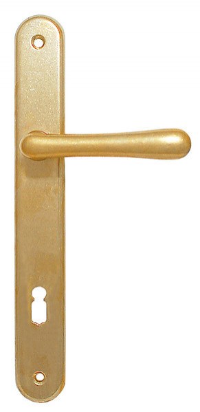 Štítové dveřní kování Element surová mosaz - Dveře Dveřní kování, dveřní příslušenství Interiérové kování Dveřní kování mosaz