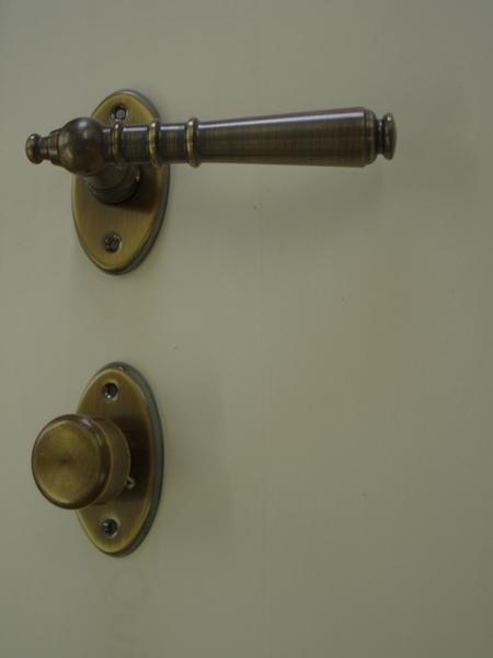Rozetové kování ROMANTIC WC - Dveře Dveřní kování, dveřní příslušenství Interiérové kování Dveřní kování mosaz kování do 1400,-