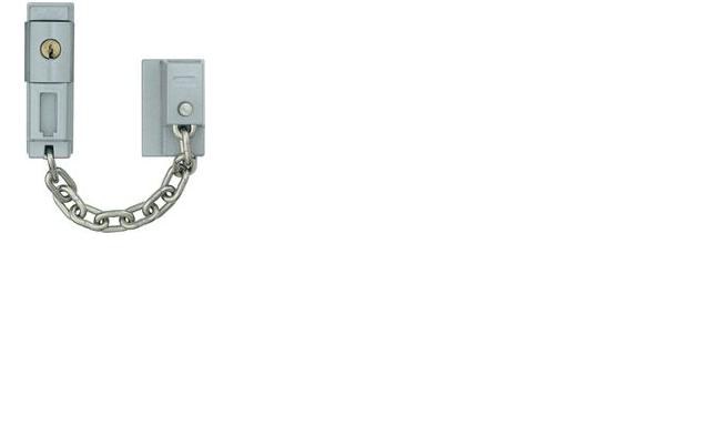 ABUS SK 79 Bílý ocelový dveřní řetízek - Dveře Dveřní kování, dveřní příslušenství Dveřní příslušenství Dveřní řetízky
