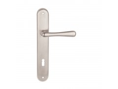 Dveřní štítkové kování ELEGANT BA 1220 PZ/NI-SAT 72mm