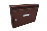 Poštovní schránka E-01 paneláková - RAL 8017 hnědá - Železářství Poštovní schránky, Schránky na klíče, Depozity Poštovní schránky