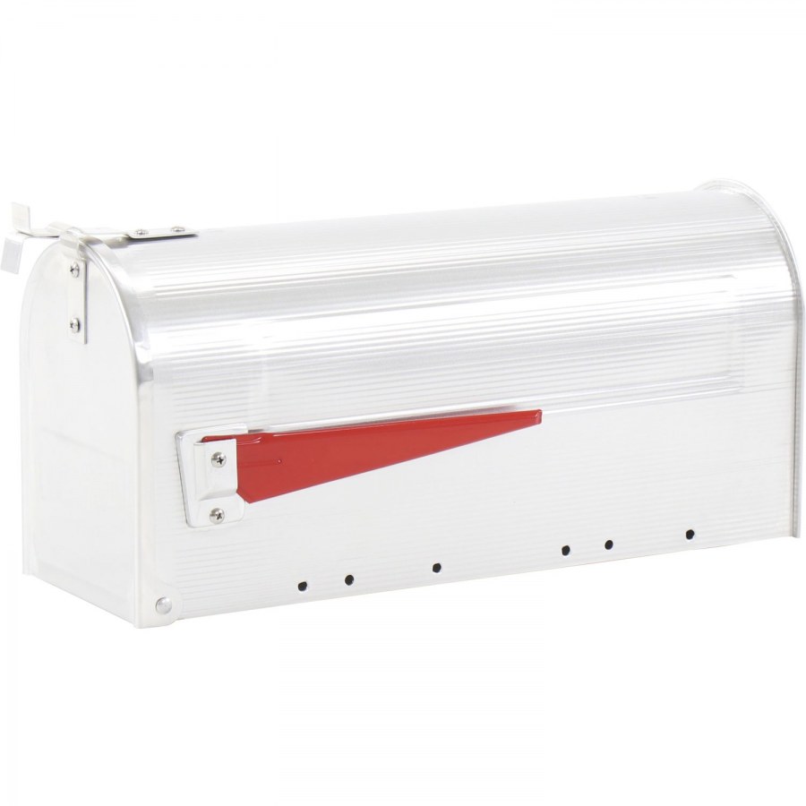 BURG Stojanová poštovní schránka (U.S. MAILBOX) hliník surový - Železářství Poštovní schránky, Schránky na klíče, Depozity Poštovní schránky