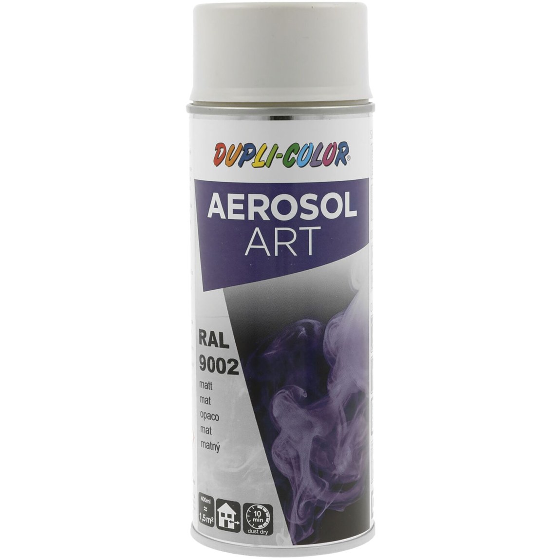 Dupli-Color Aerosol Art sprej 400 ml šedobílá mat / RAL 9002 - Železářství Chemicko-technické výrobky Technické aerosoly Lak ve Spreji