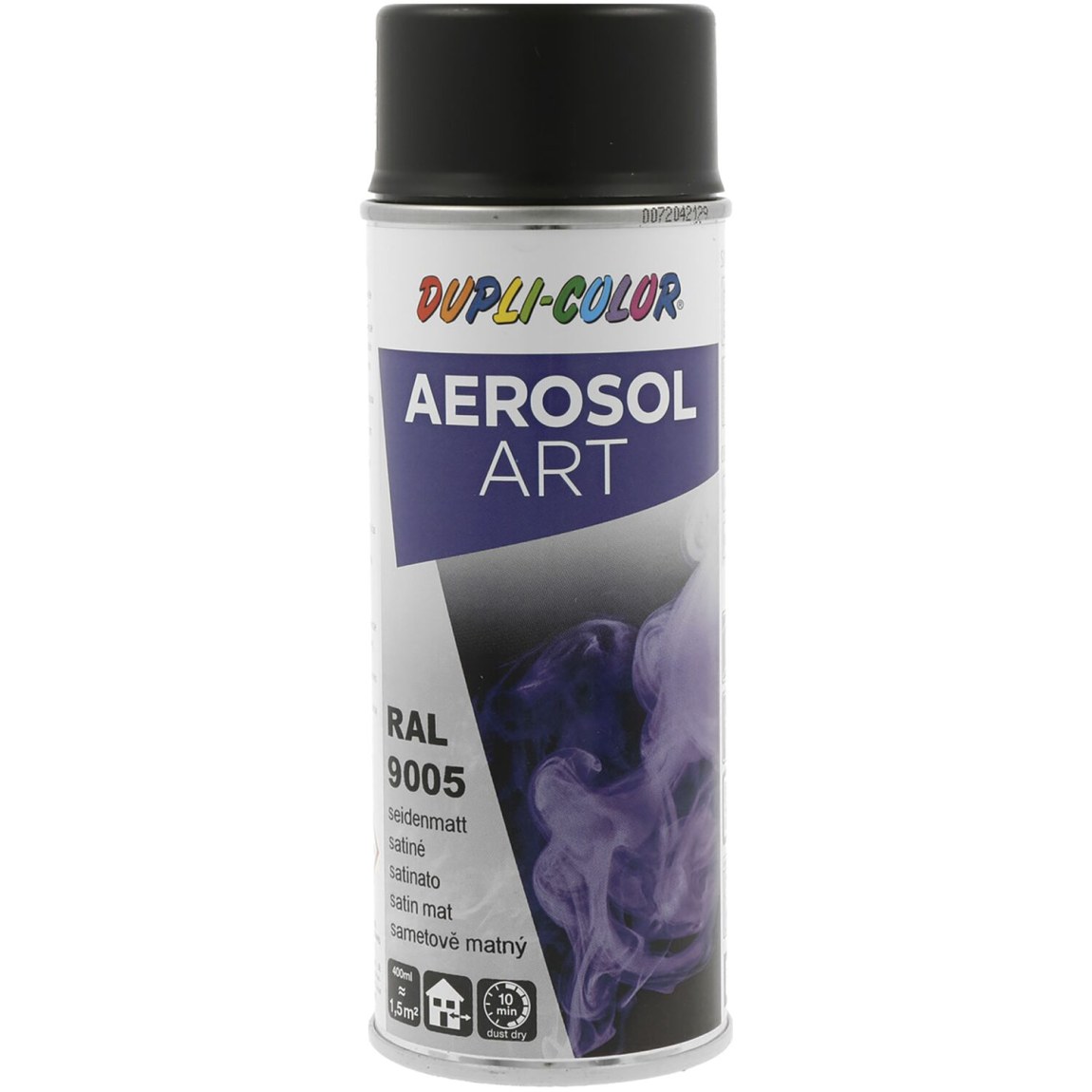 Dupli-Color Aerosol Art sprej 400 ml hluboce černá hedv.mat / RAL 9005 - Železářství Chemicko-technické výrobky Technické aerosoly Lak ve Spreji