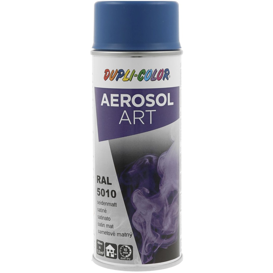 Dupli-Color Aerosol Art sprej 400 ml enzián.modrá hedv.mat / RAL 5010 - Železářství Chemicko-technické výrobky Technické aerosoly Lak ve Spreji