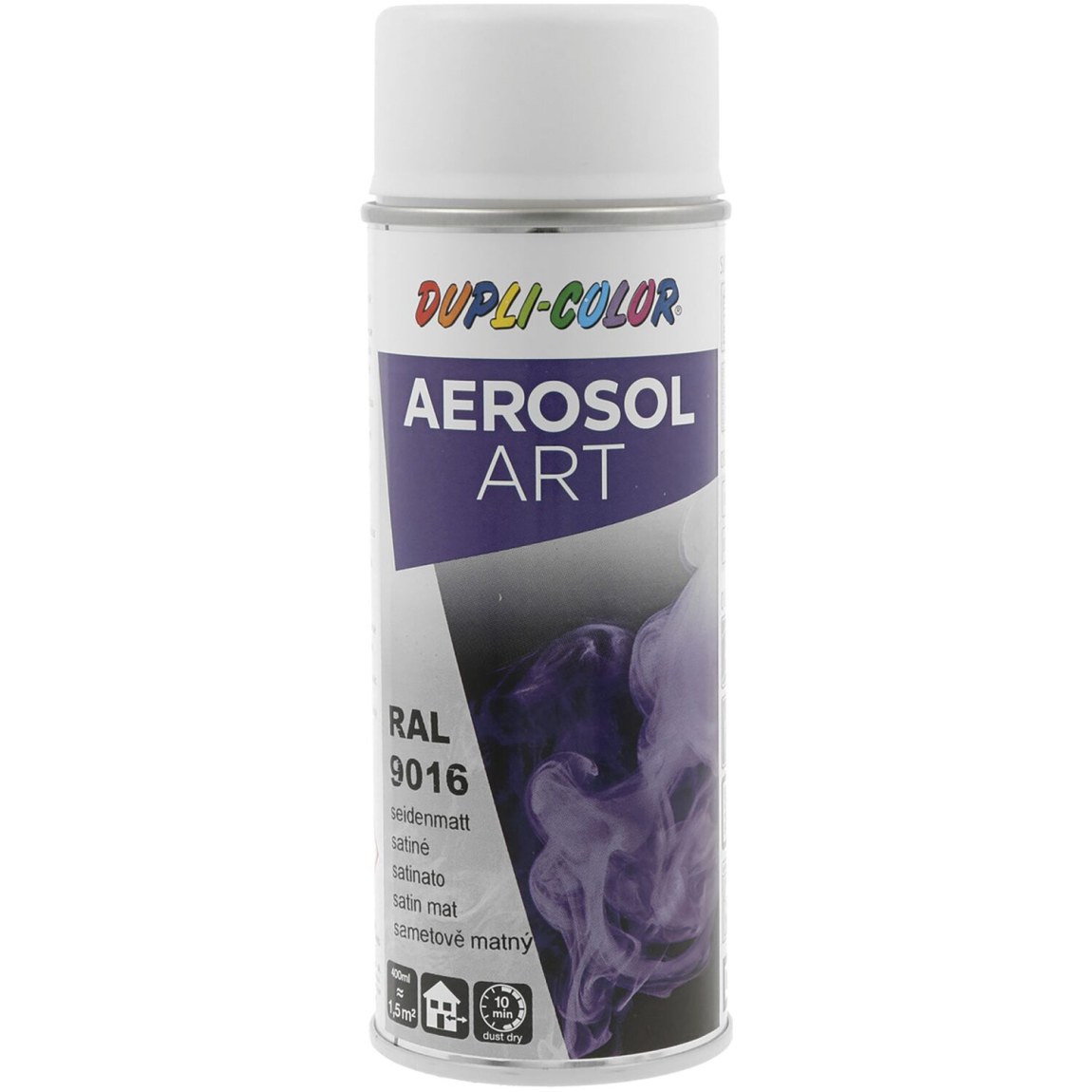 Dupli-Color Aerosol Art sprej 400 ml doprav.bílá hedv.mat / RAL 9016 - Železářství Chemicko-technické výrobky Technické aerosoly Lak ve Spreji