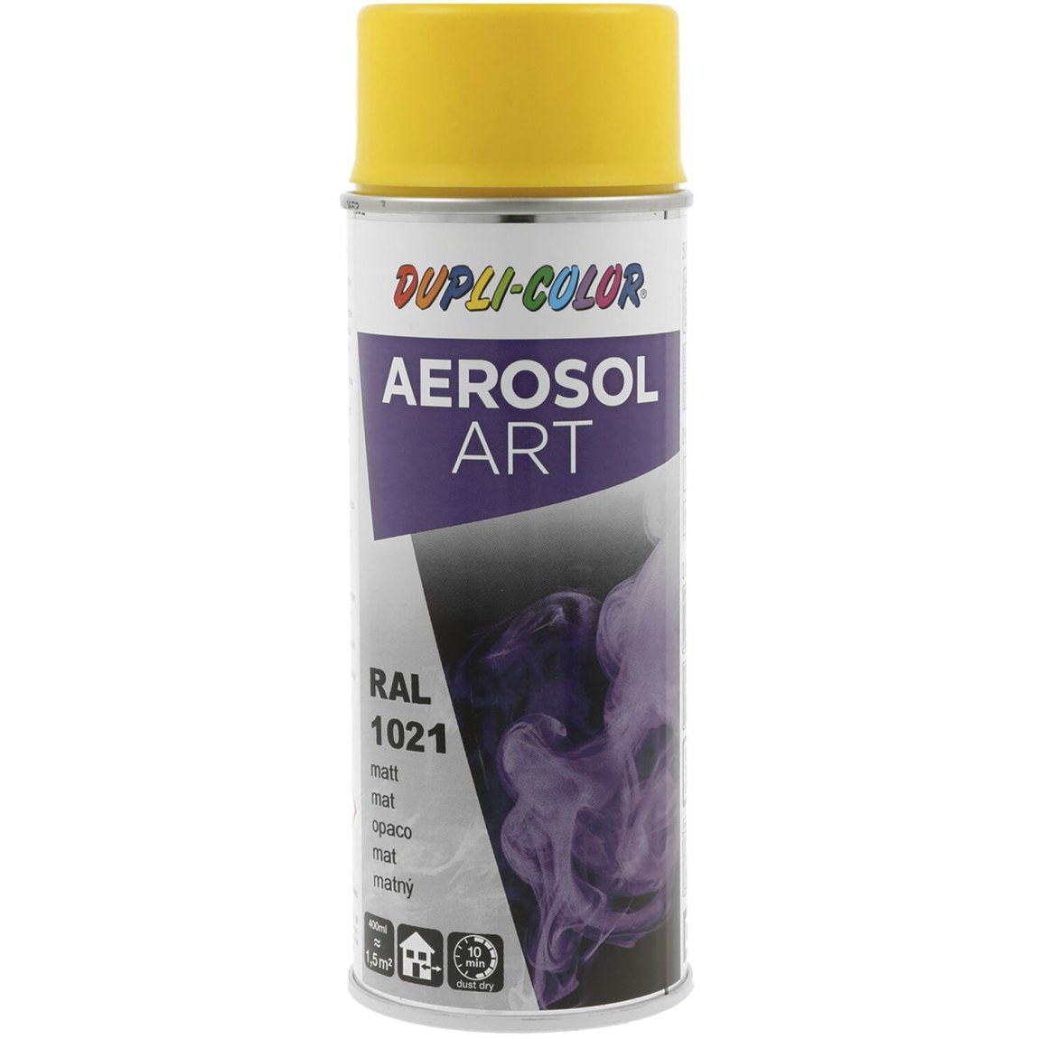 Dupli-Color Aerosol Art sprej 400 ml žlutá hořčičná hedv.mat / RAL 1021 - Železářství Chemicko-technické výrobky Technické aerosoly Lak ve Spreji