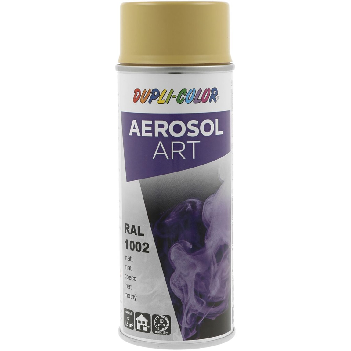 Dupli-Color Aerosol Art sprej 400 ml písk.žlutá mat / RAL 1002 - Železářství Chemicko-technické výrobky Technické aerosoly Lak ve Spreji