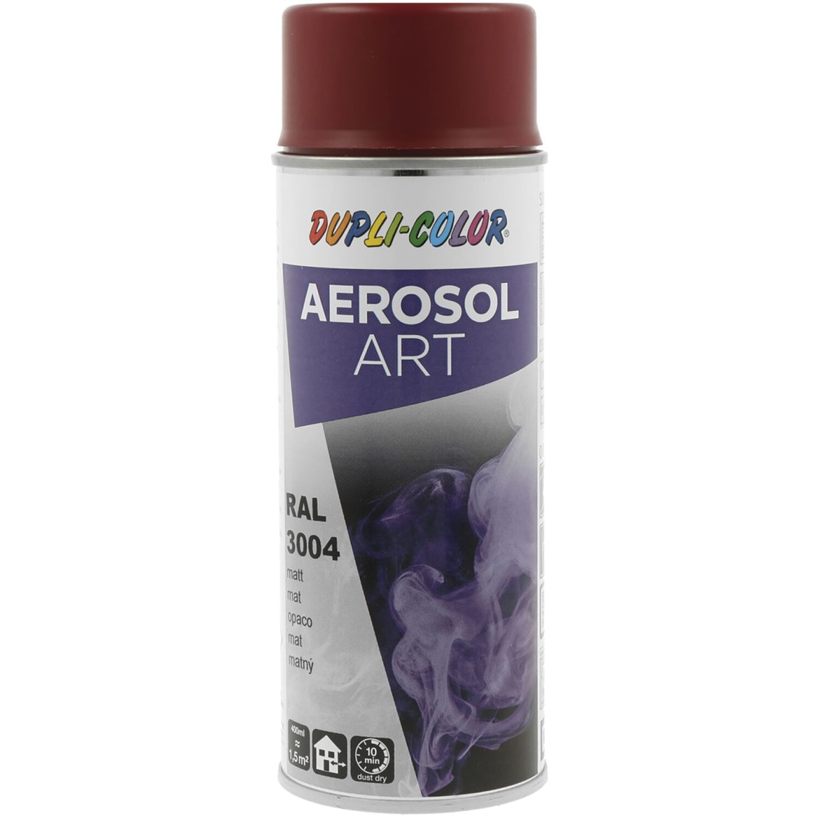Dupli-Color Aerosol Art sprej 400 ml purpur.červená mat / RAL 3004 - Železářství Chemicko-technické výrobky Technické aerosoly Lak ve Spreji