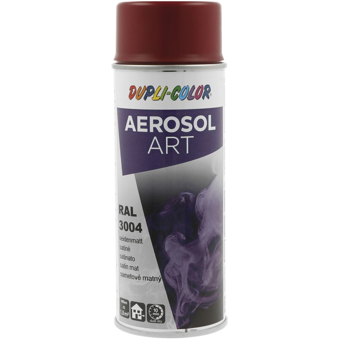 Dupli-Color Aerosol Art sprej 400 ml purpur.červená hedv.mat / RAL 3004 - Železářství Chemicko-technické výrobky Technické aerosoly Lak ve Spreji