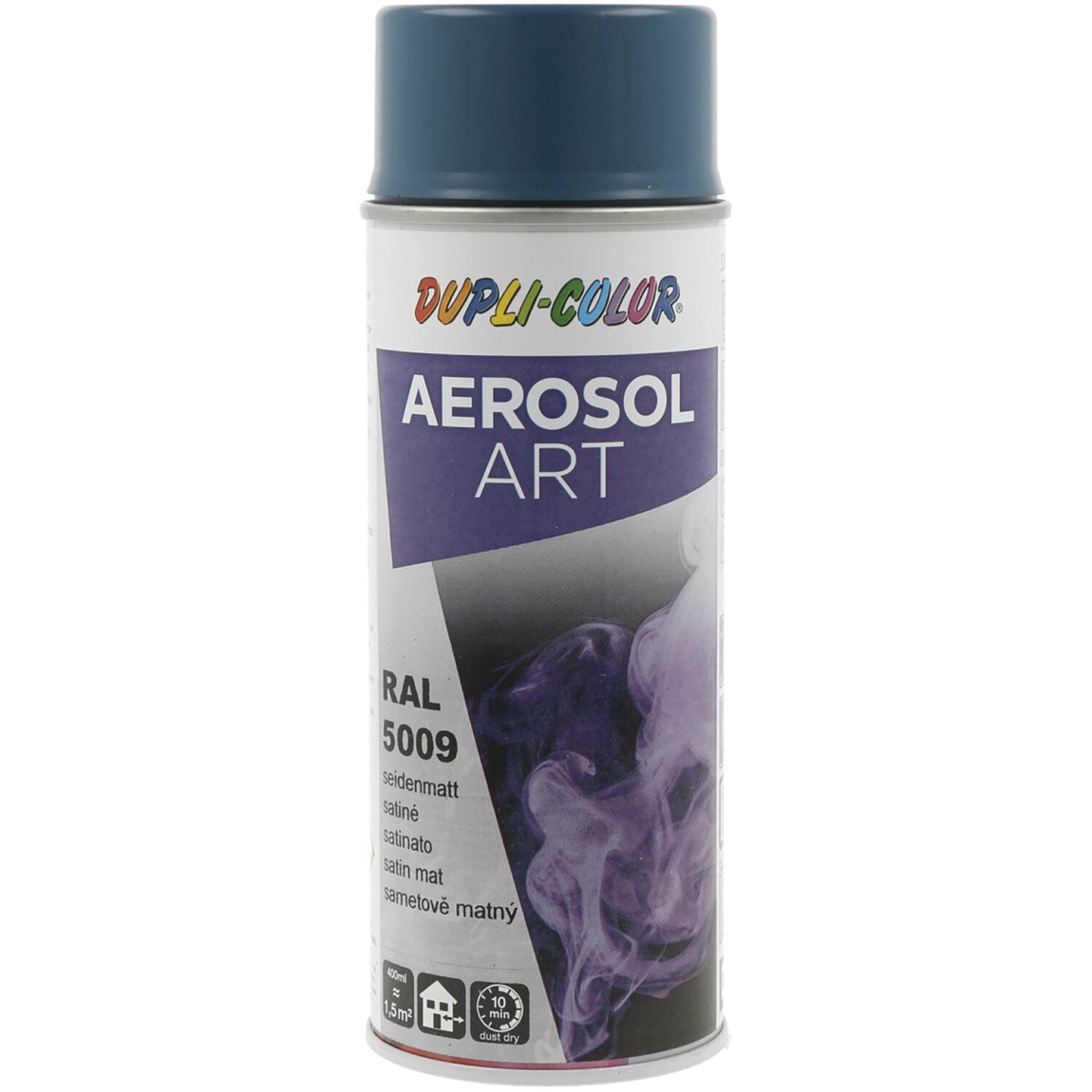 Dupli-Color Aerosol Art sprej 400 ml azurová modrá hedv.mat / RAL 5009 - Železářství Chemicko-technické výrobky Technické aerosoly Lak ve Spreji
