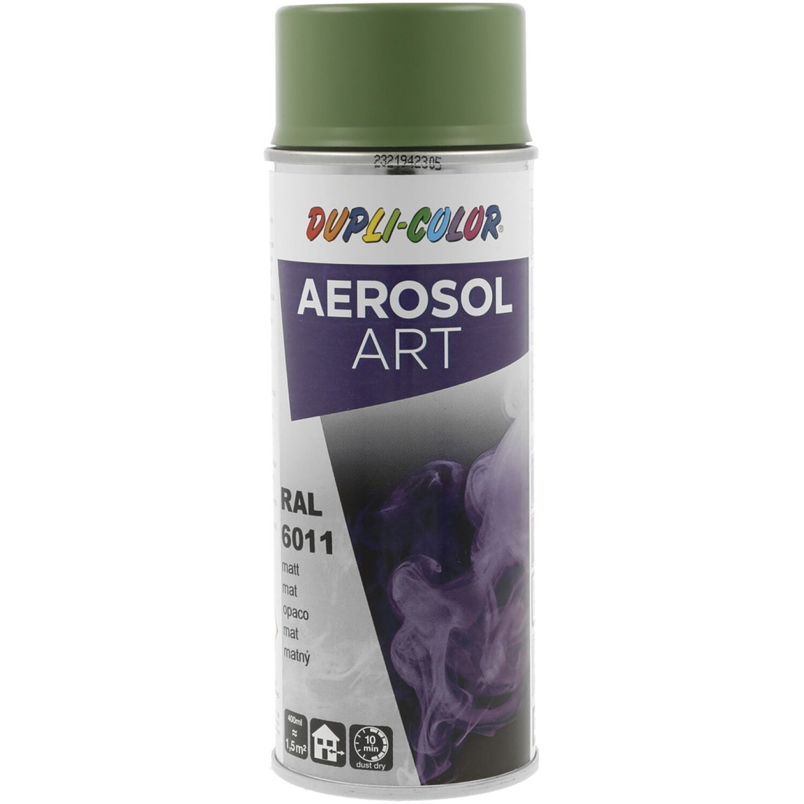 Dupli-Color Aerosol Art sprej 400 ml rezedová zelená mat / RAL 6011 - Železářství Chemicko-technické výrobky Technické aerosoly Lak ve Spreji