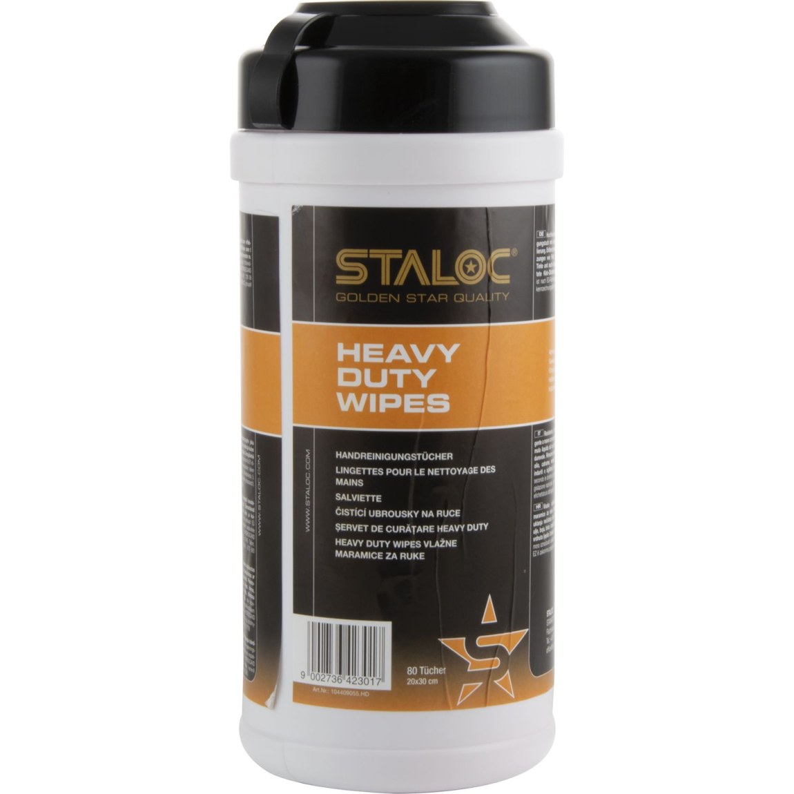 STALOC Heavy Duty Wipes čisticí ubrousky 80ks - Železářství Chemicko-technické výrobky Čističe, chladicí, kluzné mazací prostředky