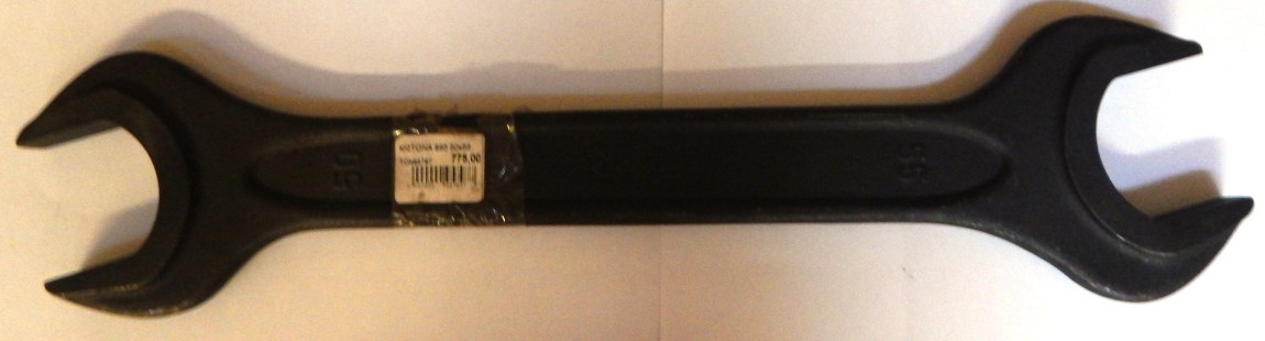 Klíč TONA plochý černý 50 x 55 oboustranný - Dílna - Outdoor Nářadí, ruční nářadí, elektrické pomůcky, ochranné pomůcky Klíče a nástrčkové klíče, Gola sady