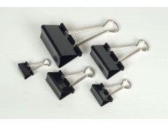 420/15 binder klip černý, 12 ks